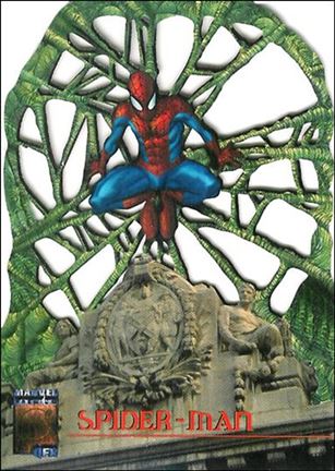 Marvel Premium QFX (Lazerblast Subset) card 2 Spider-Man
