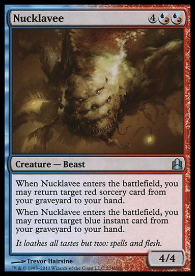 Magic the Gathering: Commander (Base Set) card 214 Nucklavee