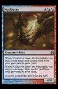 Magic the Gathering: Commander (Base Set) card 214 Nucklavee