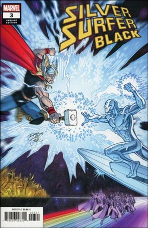 Silver Surfer: Black issue 3-B Ron Lim Cover