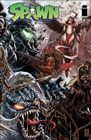 Spawn issue 341 Mark Brooks Cover