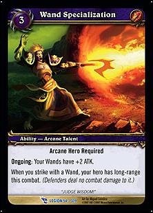 World of Warcraft: March of the Legion (Base Set) card 54 Wand Specialization