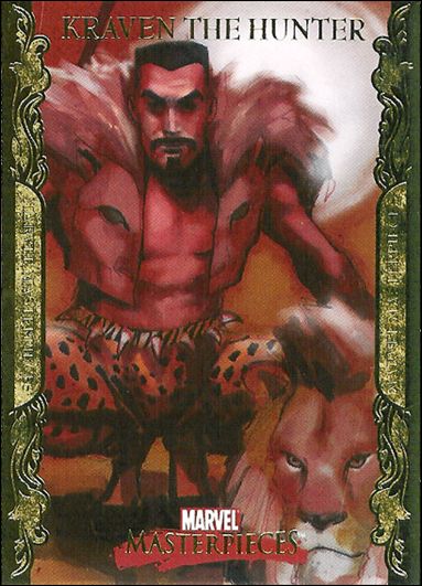2007 Marvel Masterpieces (Parallel Gold Border Base Set) card 48 Kraven the Hunter
