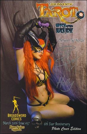 Tarot: Witch of the Black Rose issue 37-C 6th Anniversary Signed Photo Cover w/COA 1/1000