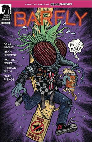 From the World of Minor Threats: Barfly issue 2-B Evan Dorkin Cover