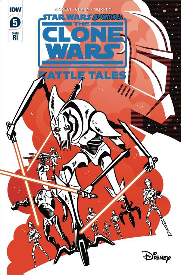 Star Wars Adventures: The Clone Wars - Battle Tales issue 5-B 1:10 Spot Color Cover