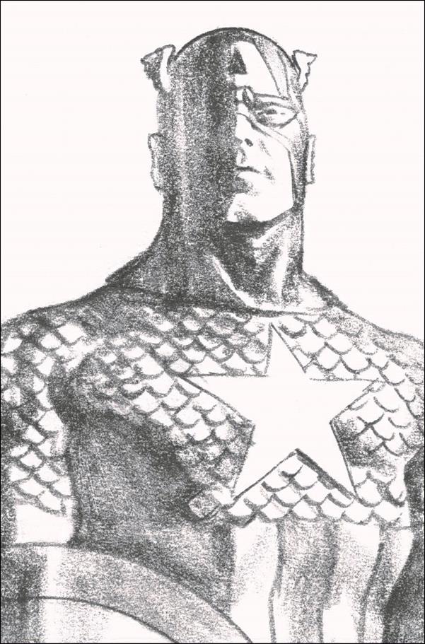 Captain America (2018) issue 23-D Alex Ross 1:100 Timeless Virgin Sketch Cover