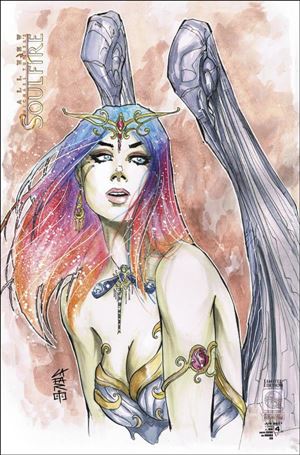 All-New Michael Turner's Soulfire issue 4-E Giuseppe Cafaro 1:12 Cover