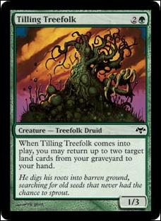 Magic the Gathering: Eventide (Base Set) card 78 Tilling Treefolk