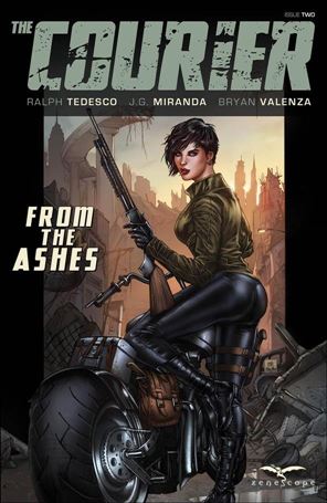 Courier: From the Ashes issue 2-C Mike Krome Cover