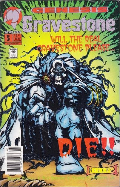 Gravestone issue 5-B Newsstand Edition