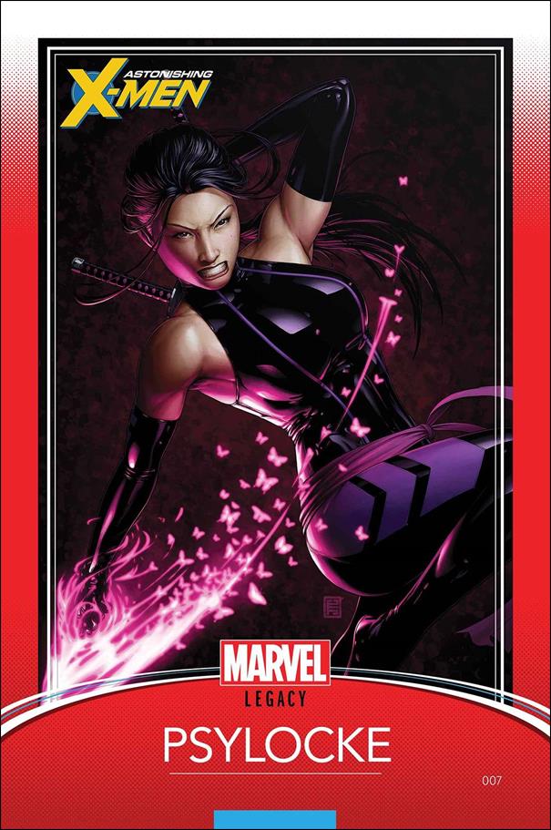 Astonishing X-Men (2017) issue 7-C John Tyler Christopher Marvel Trading Card Cover