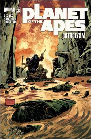 Planet of the Apes: Cataclysm issue 3-B Gabriel Hardman Cover