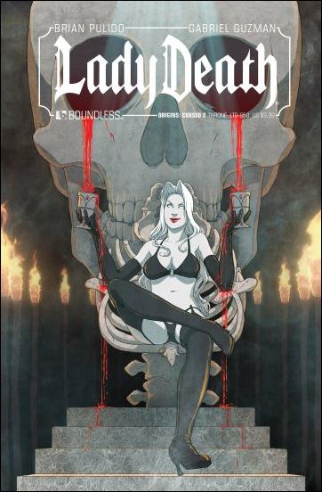 Lady Death Origins: Cursed issue 2-J Throne Cover 1/750