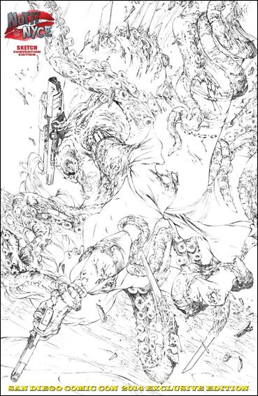 Notti & Nyce (2014) issue 3-I e.Bas San Diego Comic-Con Sketch Cover 1/125