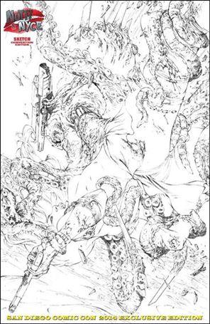 Notti & Nyce (2014) issue 3-I e.Bas San Diego Comic-Con Sketch Cover 1/125
