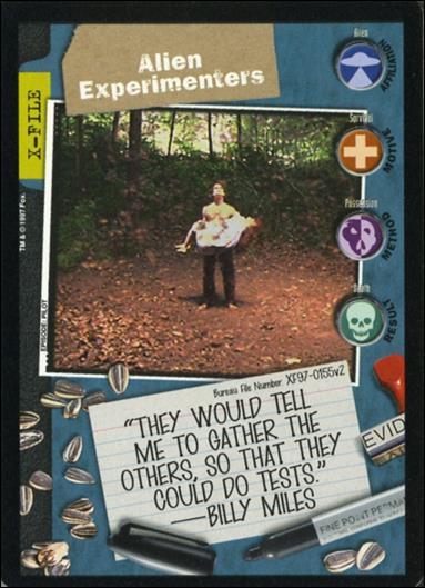 X-Files: The Truth Is Out There (Base Set) card XF97-0155v2 Alien Experimenters