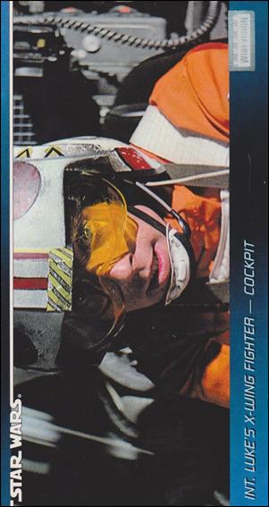 Star Wars Widevision (Base Set) card 108 Int. Luke's X-Wing Fighter - Cockpit