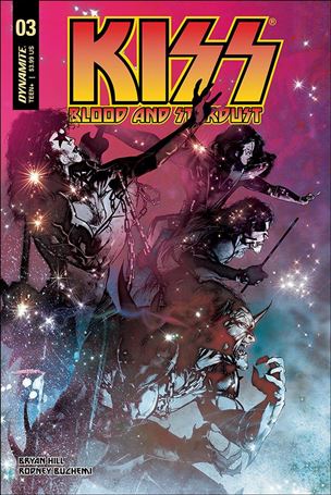 Kiss: Blood and Stardust issue 3 Stuart Sayger Cover