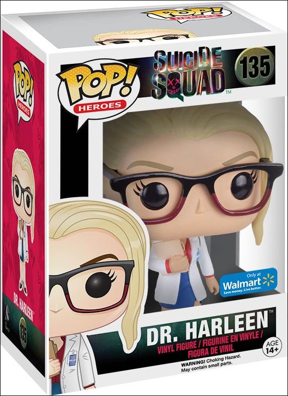 POP! Heroes figure 135 Dr. Harleen Walmart Exclusive