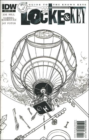 Locke & Key: Guide To Known Keys issue nn-B B&W 1:10 Cover