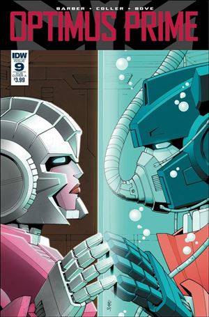 Optimus Prime issue 9-B Casey Coller Cover
