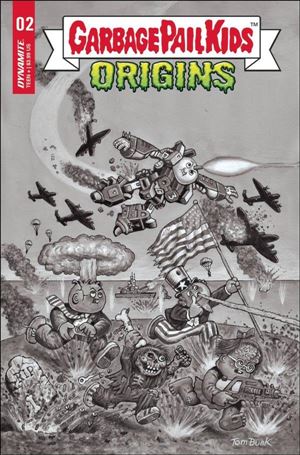 Garbage Pail Kids: Origins issue 2-G Tom Bunk 1:20 B&W Cover