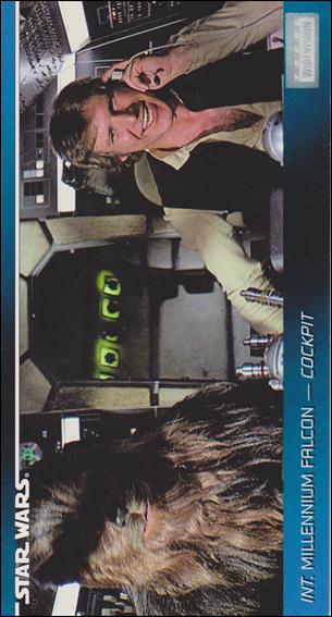 Star Wars Widevision (Base Set) card 111 Int. Millennium Falcon - Cockpit