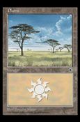 Magic the Gathering: Portal (Base Set) card 196 Plains