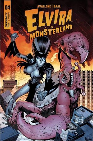 Elvira in Monsterland issue 4 Dave Acosta Cover