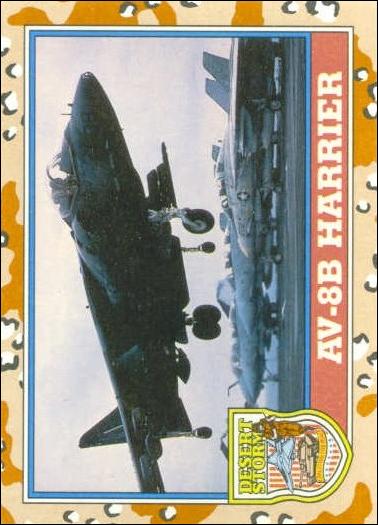Desert Storm: Series 2 (Base Set) card 136 AV-8B Harrier