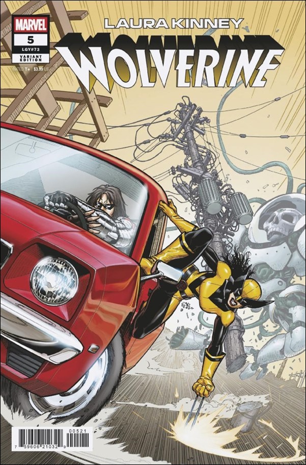 Laura Kinney: Wolverine issue 5-C E.J. Su Cover