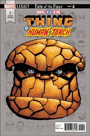Marvel 2-In-One issue 1-D Mike McKone 1:10 Headshot Cover