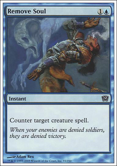 Magic the Gathering: 9th Edition (Base Set) card 93 Remove Soul