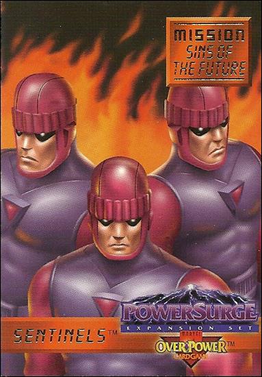 Marvel Overpower Powersurge (Mission Subset) card SiF 1 of 7 Sentinels