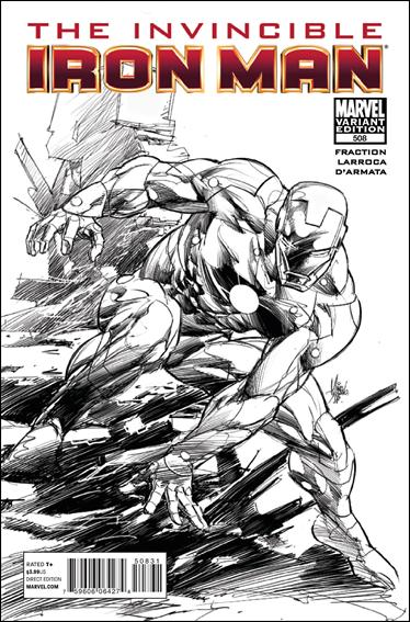 Invincible Iron Man (2008) issue 508-C Mike Deodato Jr. 1:52 Sketch "Architects" Cover