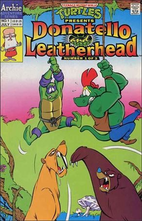 Teenage Mutant Ninja Turtles Presents: Donatello and Leatherhead Cover Image 1