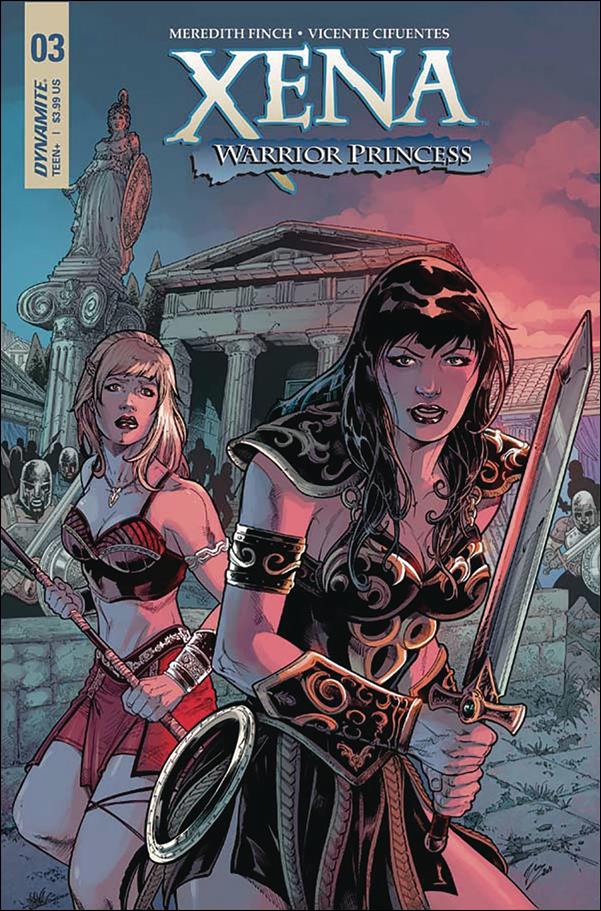 Xena: Warrior Princess (2018) issue 3-B Vicente Cifuentes Cover