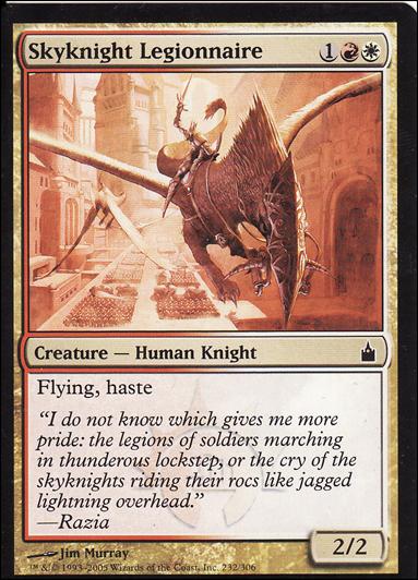 Magic the Gathering: Ravnica (Base Set)  card 232 Skyknight Legionnaire