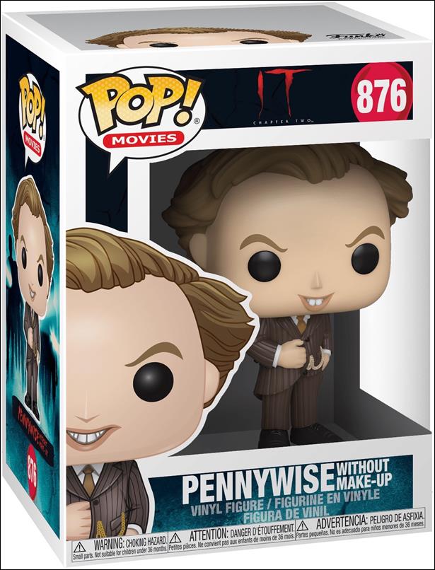 POP! Movies figure 876 Pennywise Without Make-Up