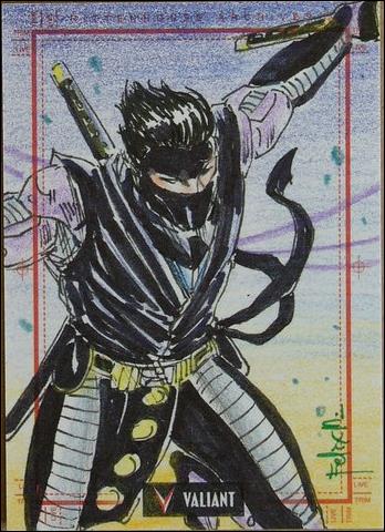 2013 Valiant Comics Preview Trading Card Set (Sketch Card Subset) card FM-07