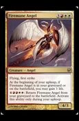Magic the Gathering: Duel Decks: Ajani vs. Nicol Bolas card 21 Firemane Angel