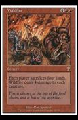 Magic the Gathering: 7th Edition (Base Set) card 228 Wildfire