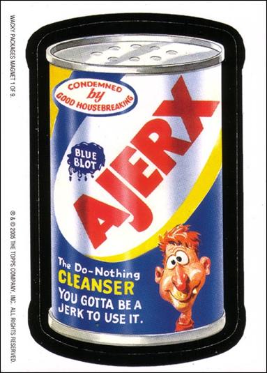 Wacky Packages All-New: Series 2 (Magnet Subset) card 1 Ajerx