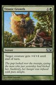 Magic the Gathering: 2013 Core Set (Base Set) card 195 Titanic Growth