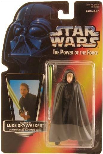 Star Wars: The Power of the Force 2 3 3/4" Basic Action Figures figure 18-B Jedi Knight Luke Skywalker (Black Vest)