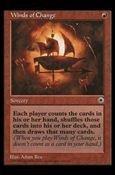 Magic the Gathering: Portal (Base Set) card 156 Winds of Change