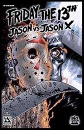 Friday the 13th: Jason vs Jason X issue 2-E Platinum Foil Cover