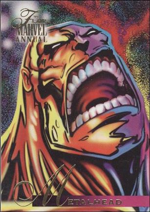 Marvel Annual Flair '95 (Base Set) card 104 Metalhead