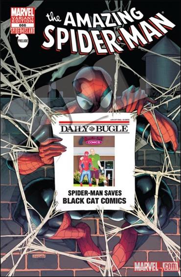 Amazing Spider-Man (1963) issue 666-MN Black Cat Comics Daily Bugle Cover